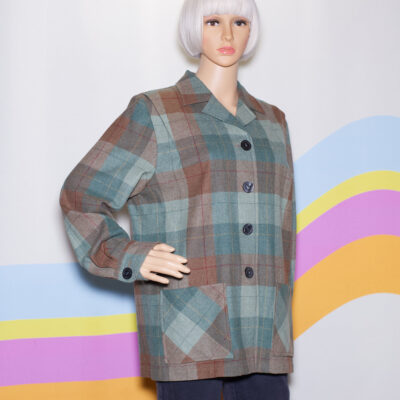 Vintage 1990s Pendleton Wool Plaid Shacket