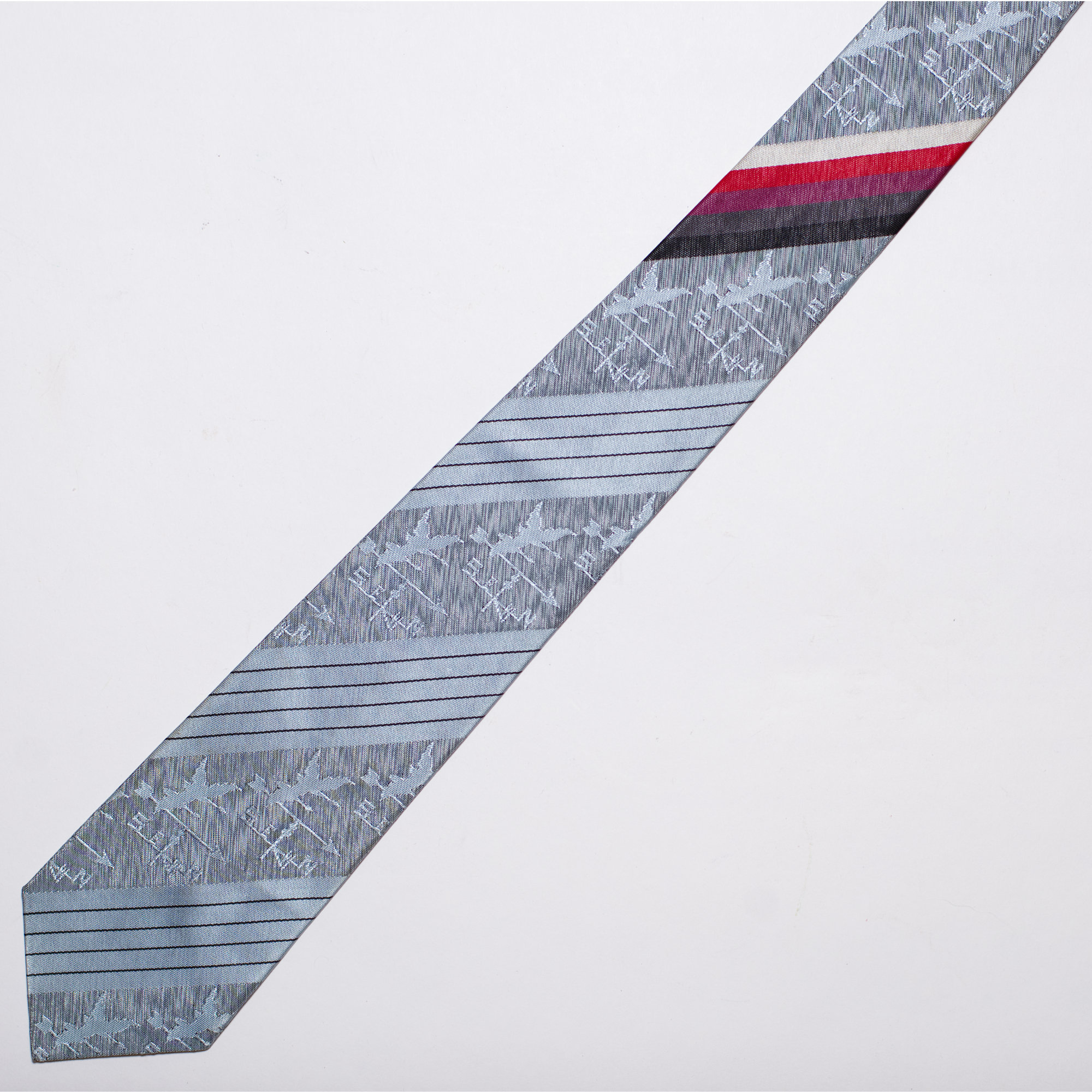 Vintage 1950s Light Blue Necktie