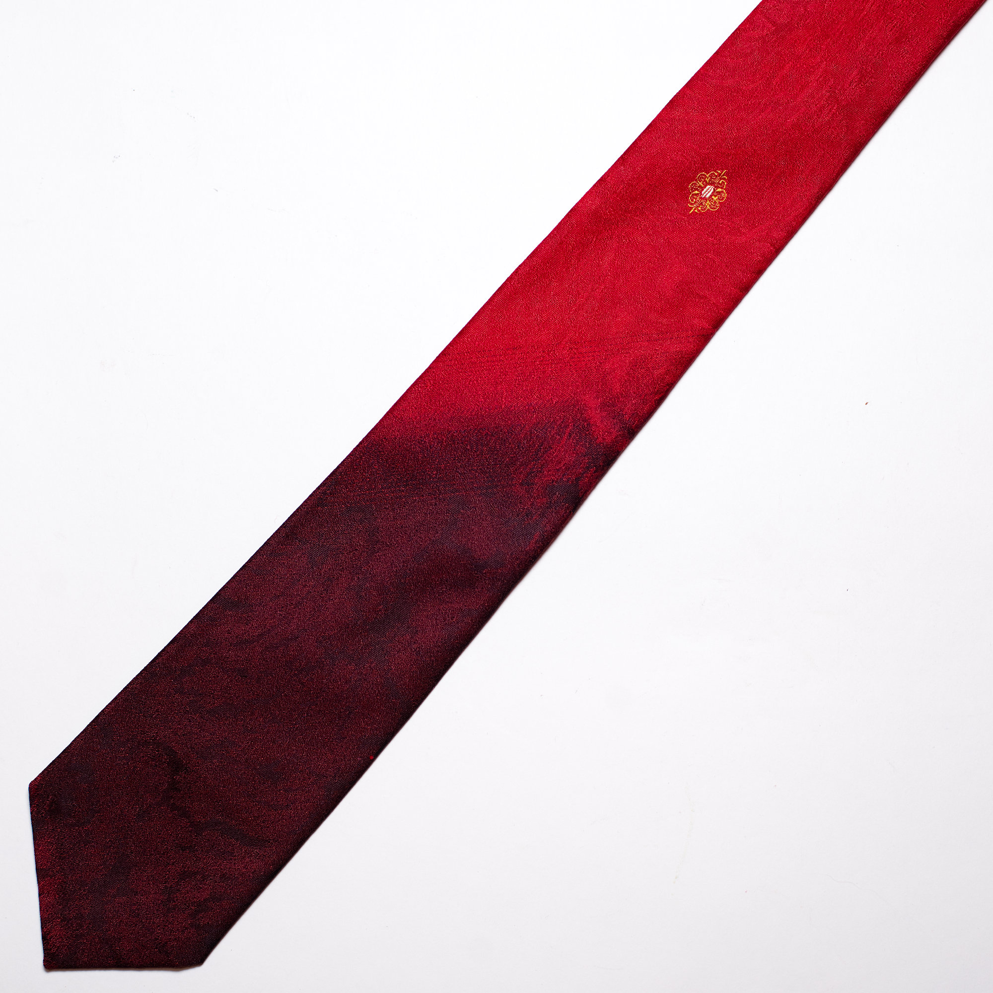 Vintage 1960s Red Ombre Necktie