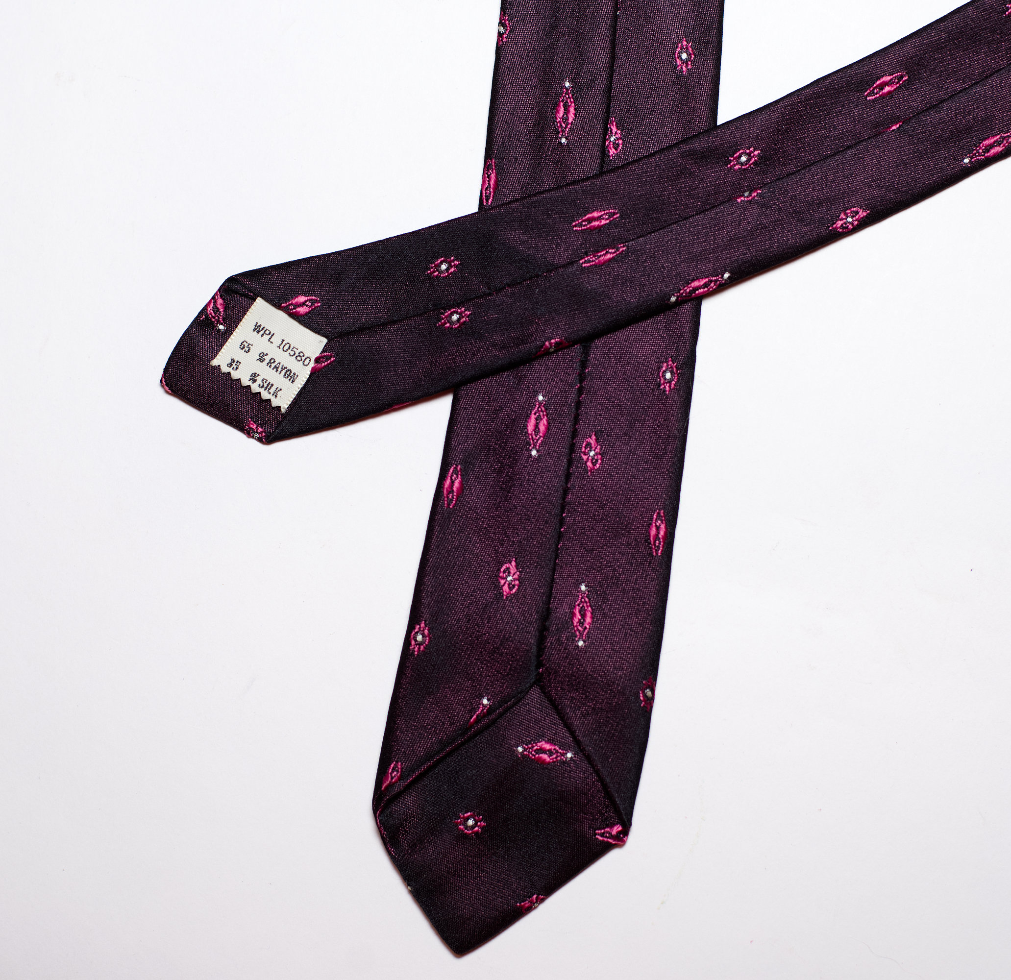 Vintage 1960s Skinny Necktie - Image 2