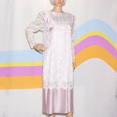 Vintage 1980s Lace Dress by Scott McClintock