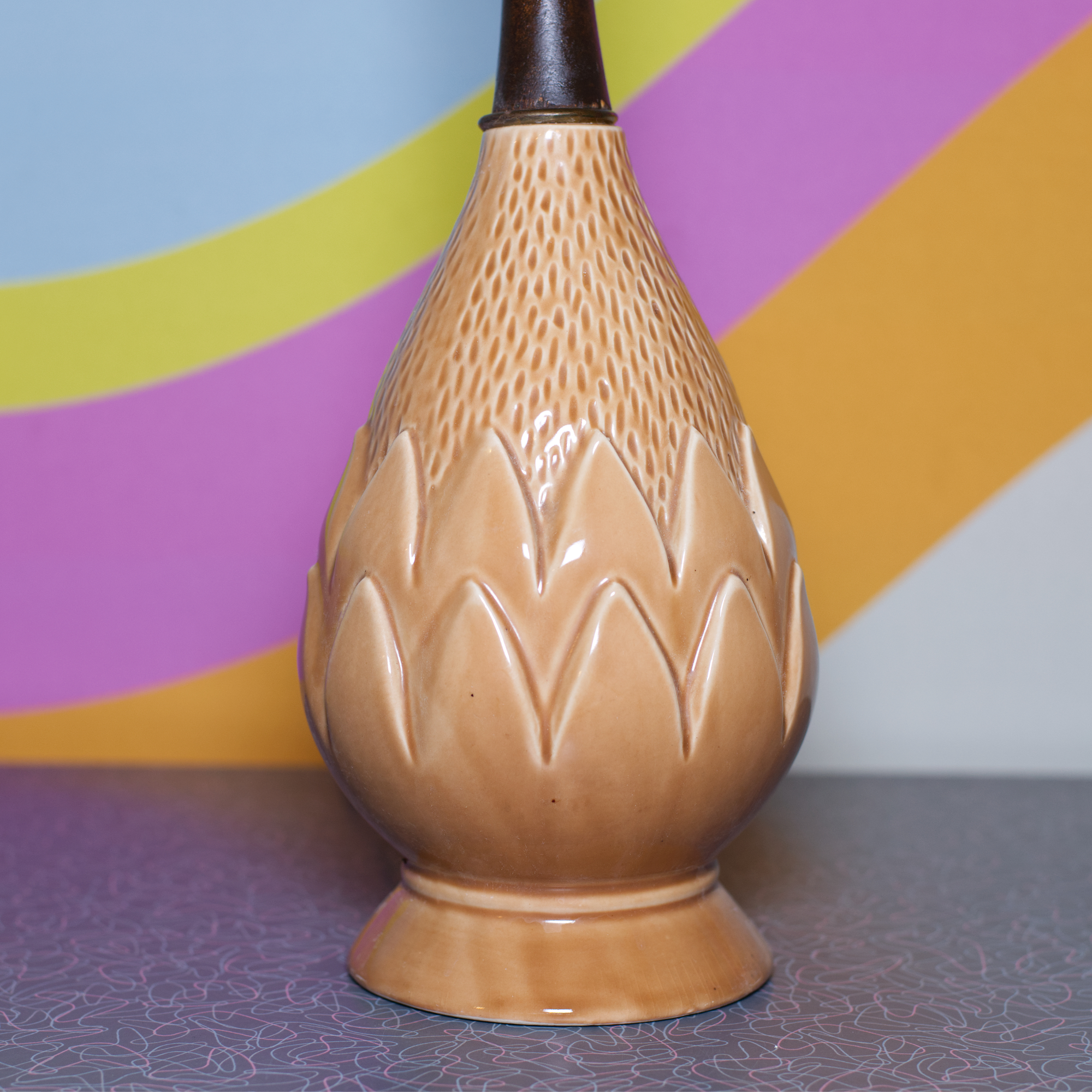 Vintage Mid-Century Ceramic Table Lamp - Image 3