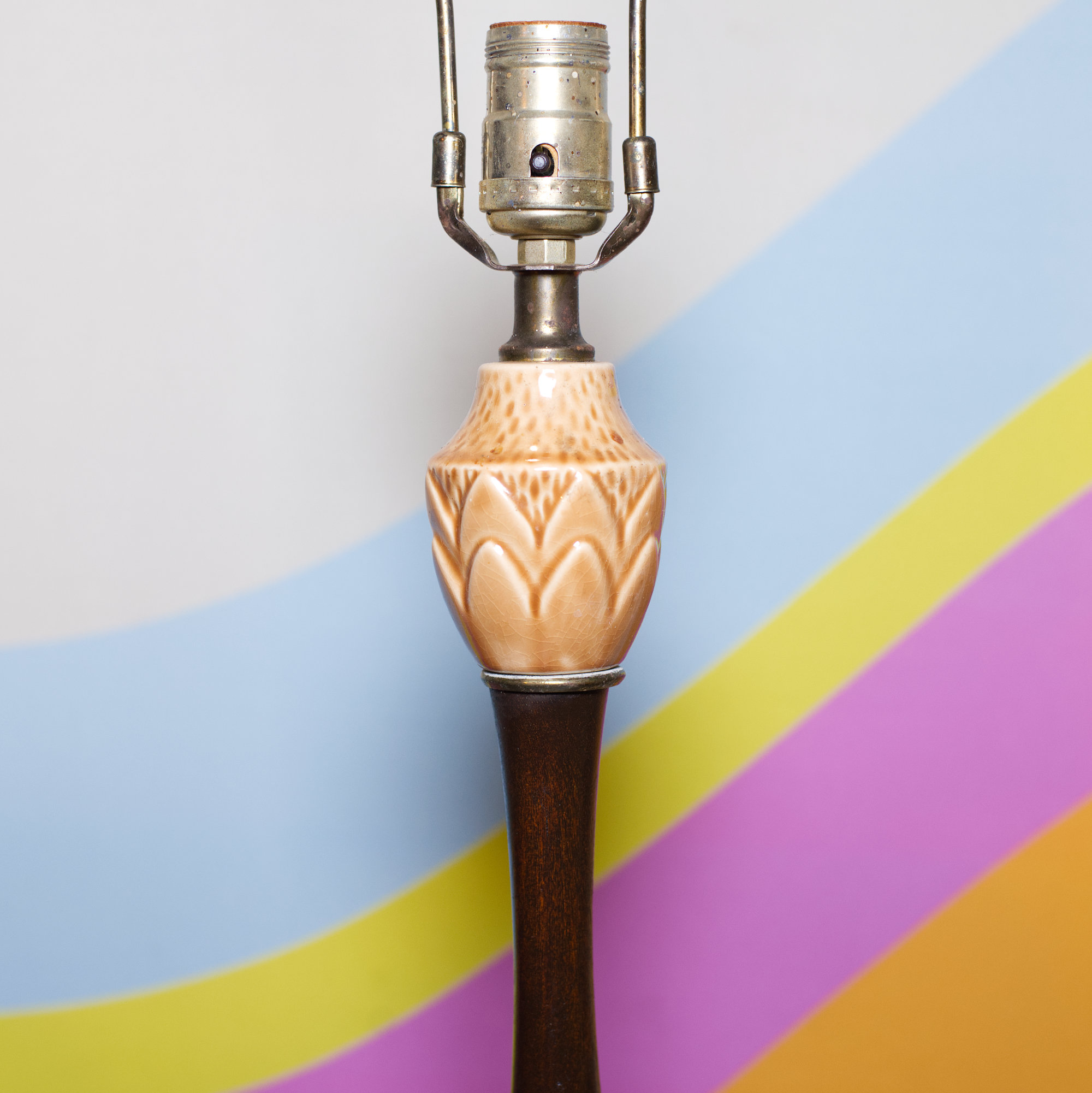 Vintage Mid-Century Ceramic Table Lamp - Image 4