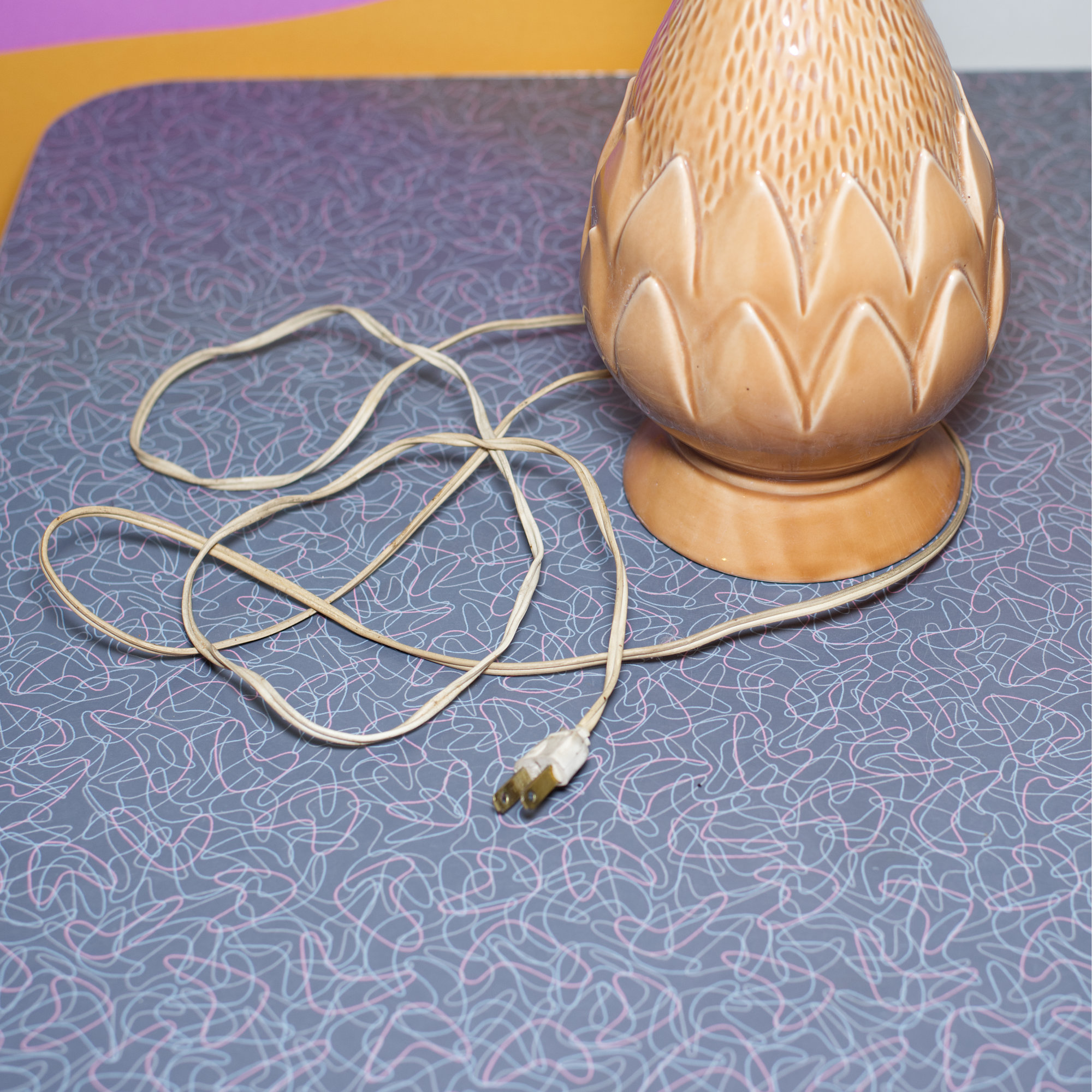 Vintage Mid-Century Ceramic Table Lamp - Image 6