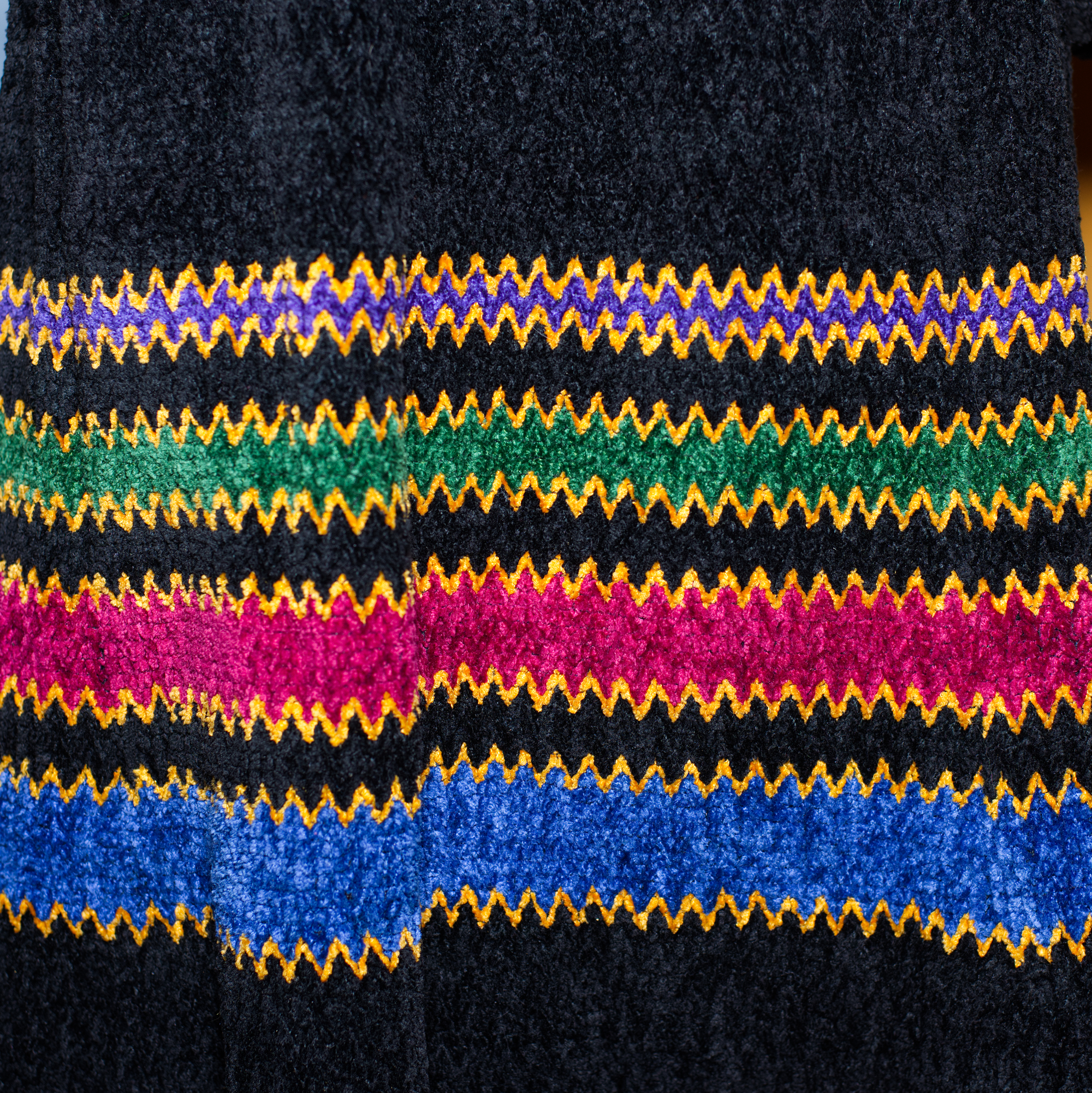 Vintage 60s/70s Black Knit Dress - Image 4