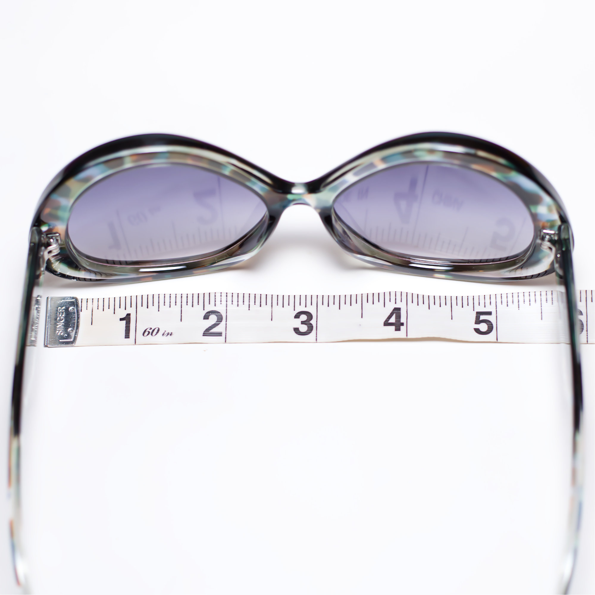 Retro Mod Rounded Oversized Sunglasses - Image 8